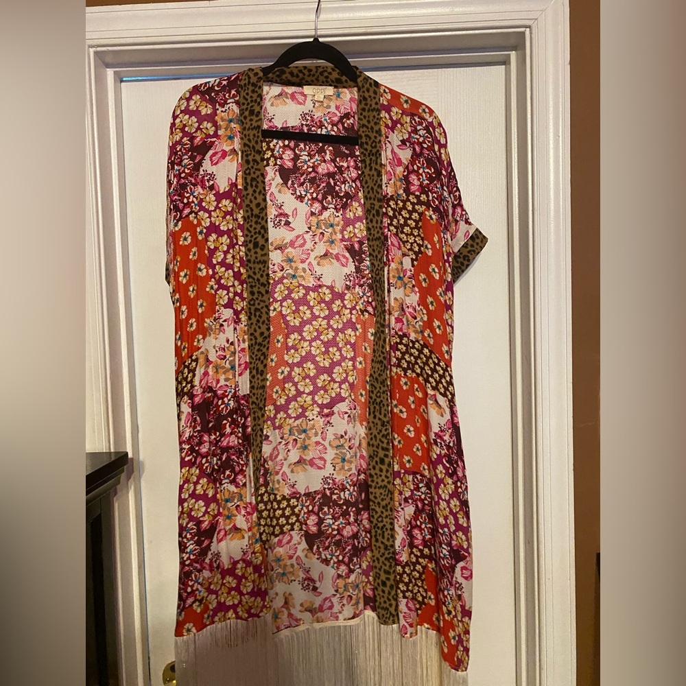 Fringed cover up
